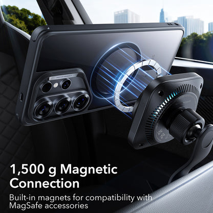 MagSafe Case for Samsung Galaxy S26 Ultra, ESR, Classic Hybrid, Black Transparent