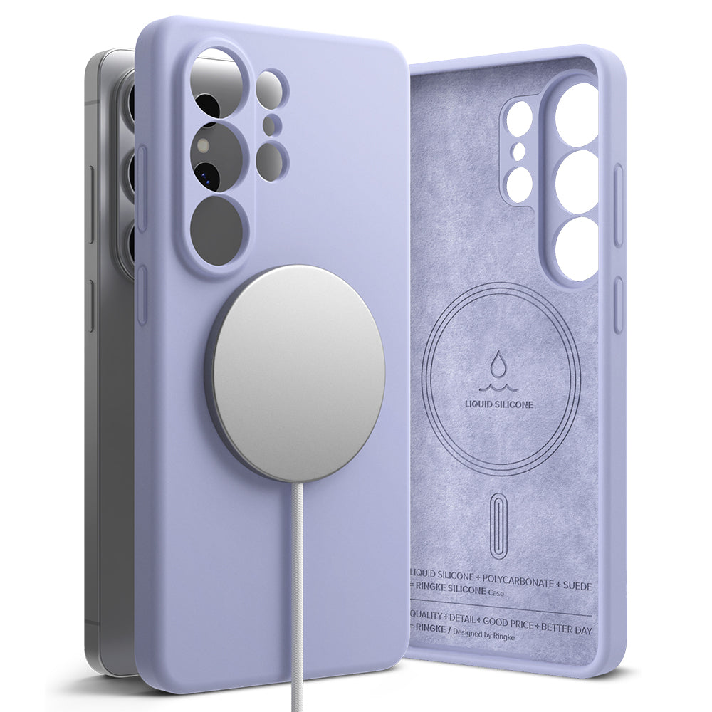 MagSafe Case for Samsung Galaxy S26 Ultra S948, Ringke, Silicone, Purple
