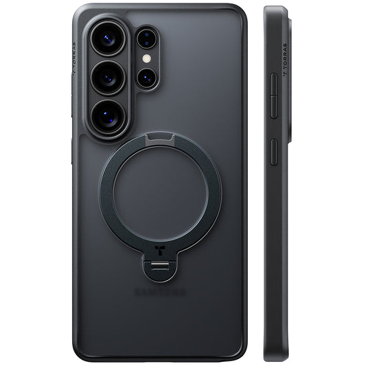 MagSafe Case for Samsung Galaxy S26 Ultra, Torras, Ostand Spin, Black