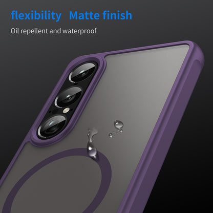 MagSafe Case for Sony Xperia 1 VII, Techsuit, HaloFrost II, Purple