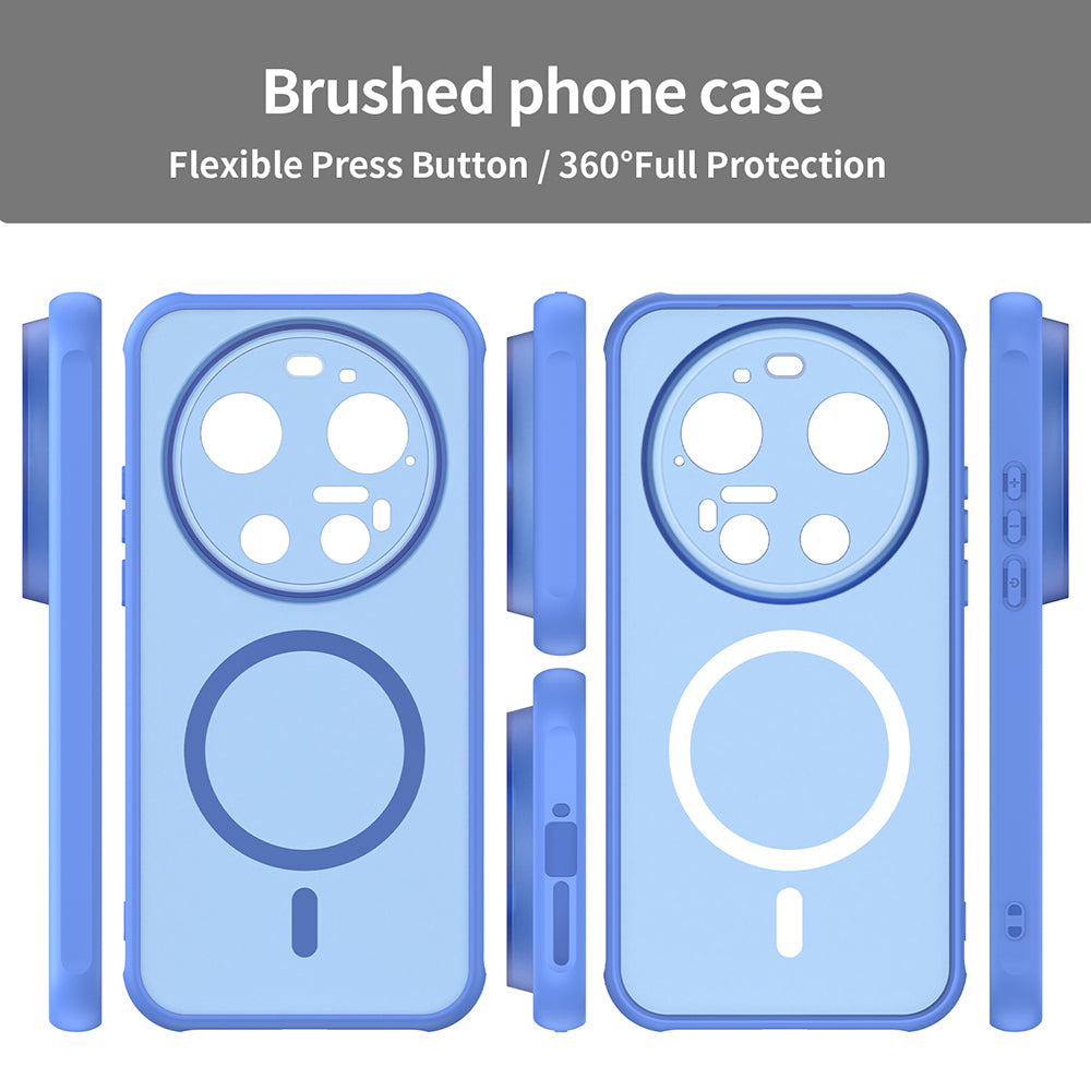 MagSafe Case for Xiaomi 17 Ultra, Techsuit, HaloFrost II, Blue