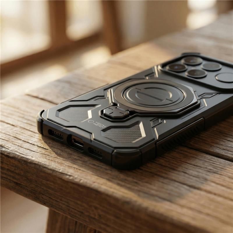 MagSafe Case for Xiaomi Poco F8 Ultra, Tech-Protect, TacticStand, Matte Black