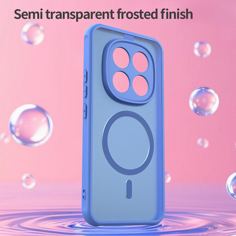MagSafe Case for Xiaomi Poco M8 Pro / Redmi Note 15 Pro+ 5G, Techsuit, HaloFrost II, Blue