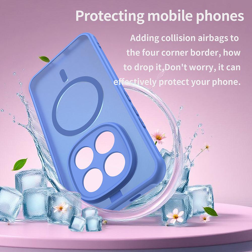 MagSafe Case for Xiaomi Poco M8 Pro / Redmi Note 15 Pro+ 5G, Techsuit, HaloFrost II, Blue