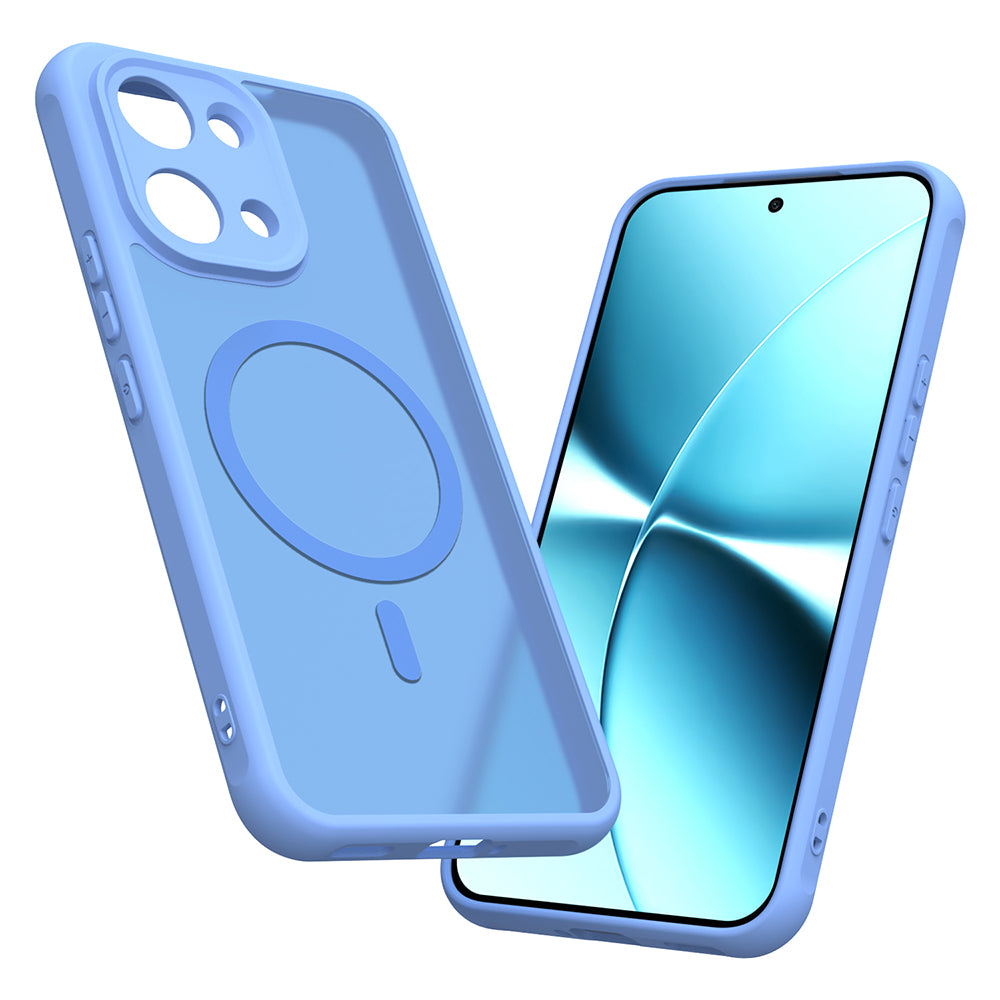 MagSafe Case for Xiaomi Poco X8 Pro Max, Techsuit, HaloFrost II, Blue