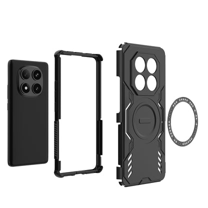 MagSafe Case for Xiaomi Redmi Note 14 Pro 4G, Techsuit, ArmorMag, Black