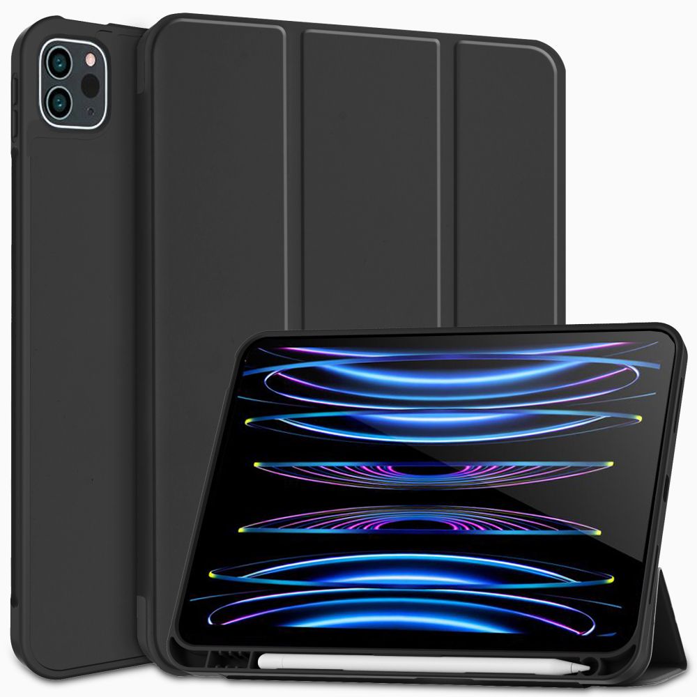 Case for Apple iPad Pro 12.9 (2022) / Pro 12.9 (2021) / Pro 12.9 (2020), Tech-Protect, SC PEN, Black