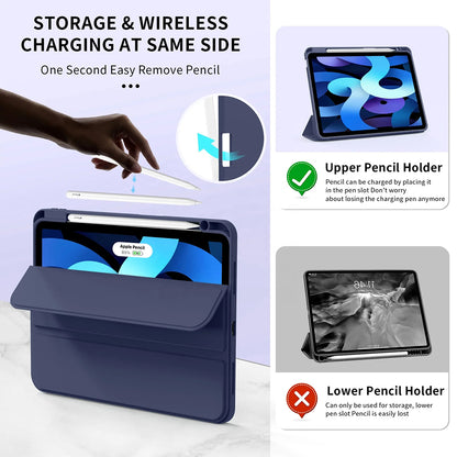 Case for Apple iPad Air 11 (2026) / iPad Air 11 (2025) / Air 11 (2024), Techsuit, Flex Trifold, Black