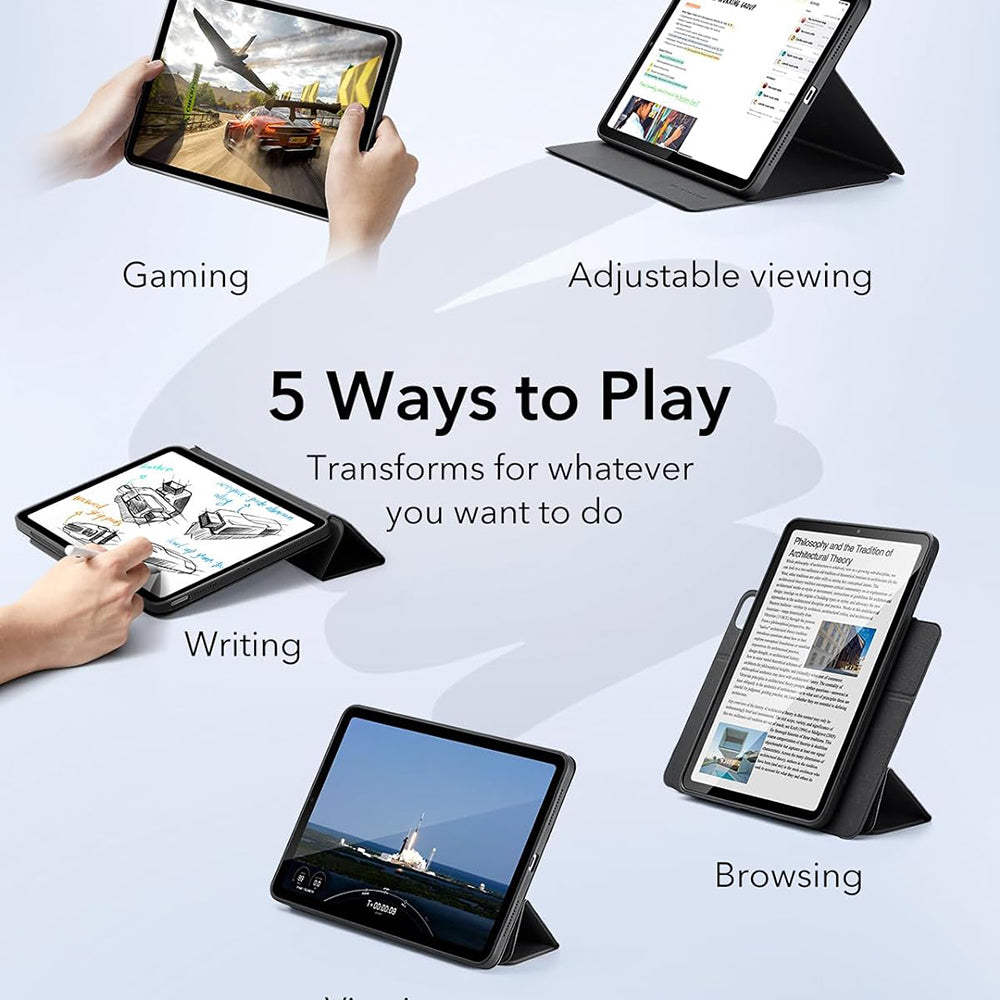 Case for Apple iPad Pro 13 (2024), ESR, Rebound Hybrid, Purple