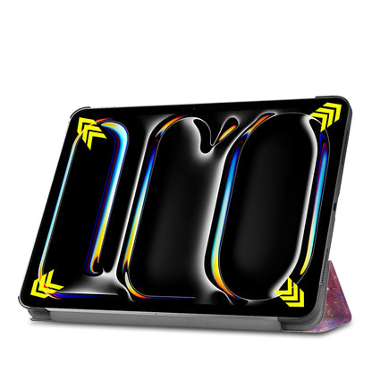 Case for Apple iPad Pro 13 (2024), Techsuit, FoldPro Galaxy, Multicolor