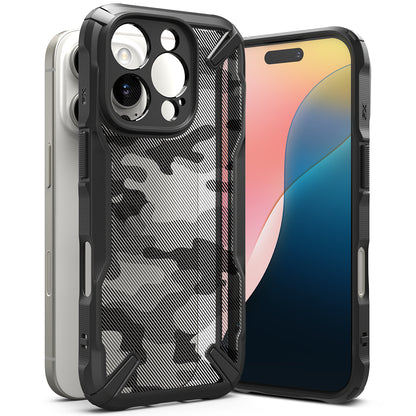 Case for Apple iPhone 16 Pro Max, Ringke, Fusion X Camo, Black