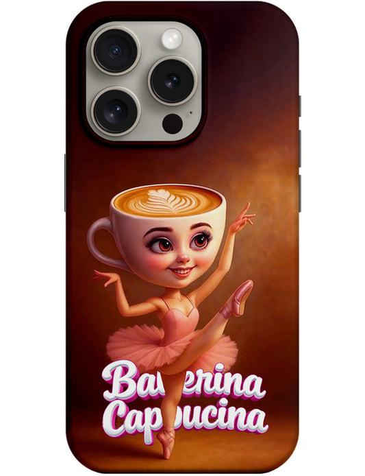 Case for Apple iPhone 14 Pro, Perfect Case, Italian Brainrot Ballerina Capuccina, Multicolor