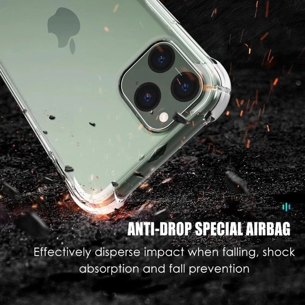 Case for Apple iPhone 12 Pro Max, Techsuit, Shockproof Clear, Transparent