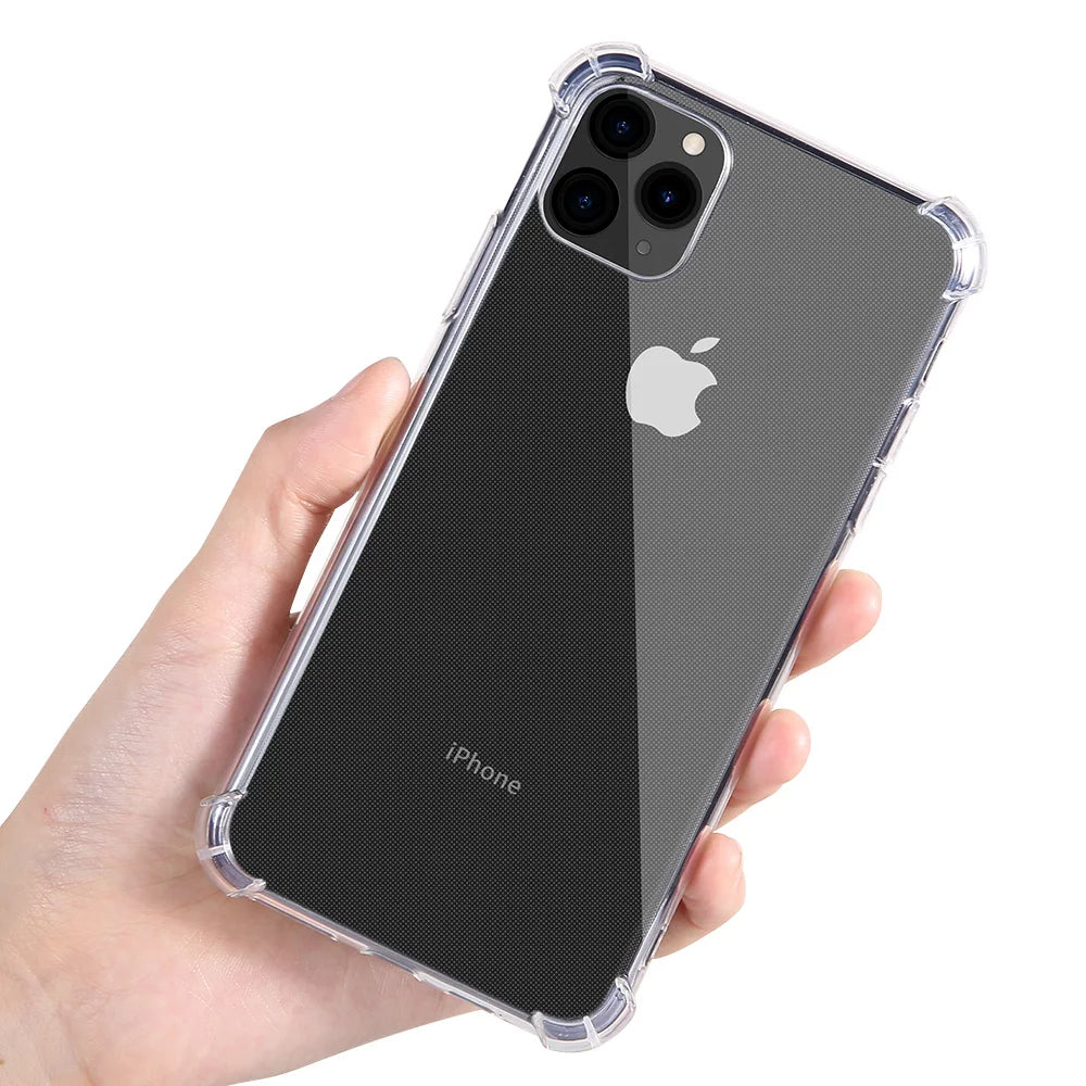 Case for Apple iPhone 12 Pro, Techsuit, Shockproof Clear, Transparent
