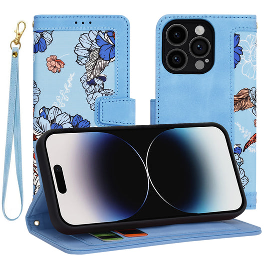 Case for Apple iPhone 14 Pro, Techsuit, FlipCraft, Blue