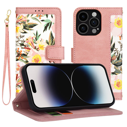 Case for Apple iPhone 14 Pro, Techsuit, FlipCraft, Pink