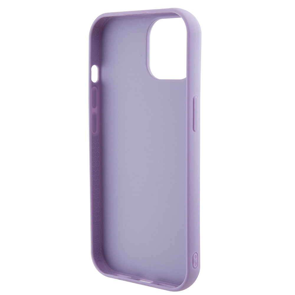 Case for Apple iPhone 15, Guess, Sequin Script Metal, Purple