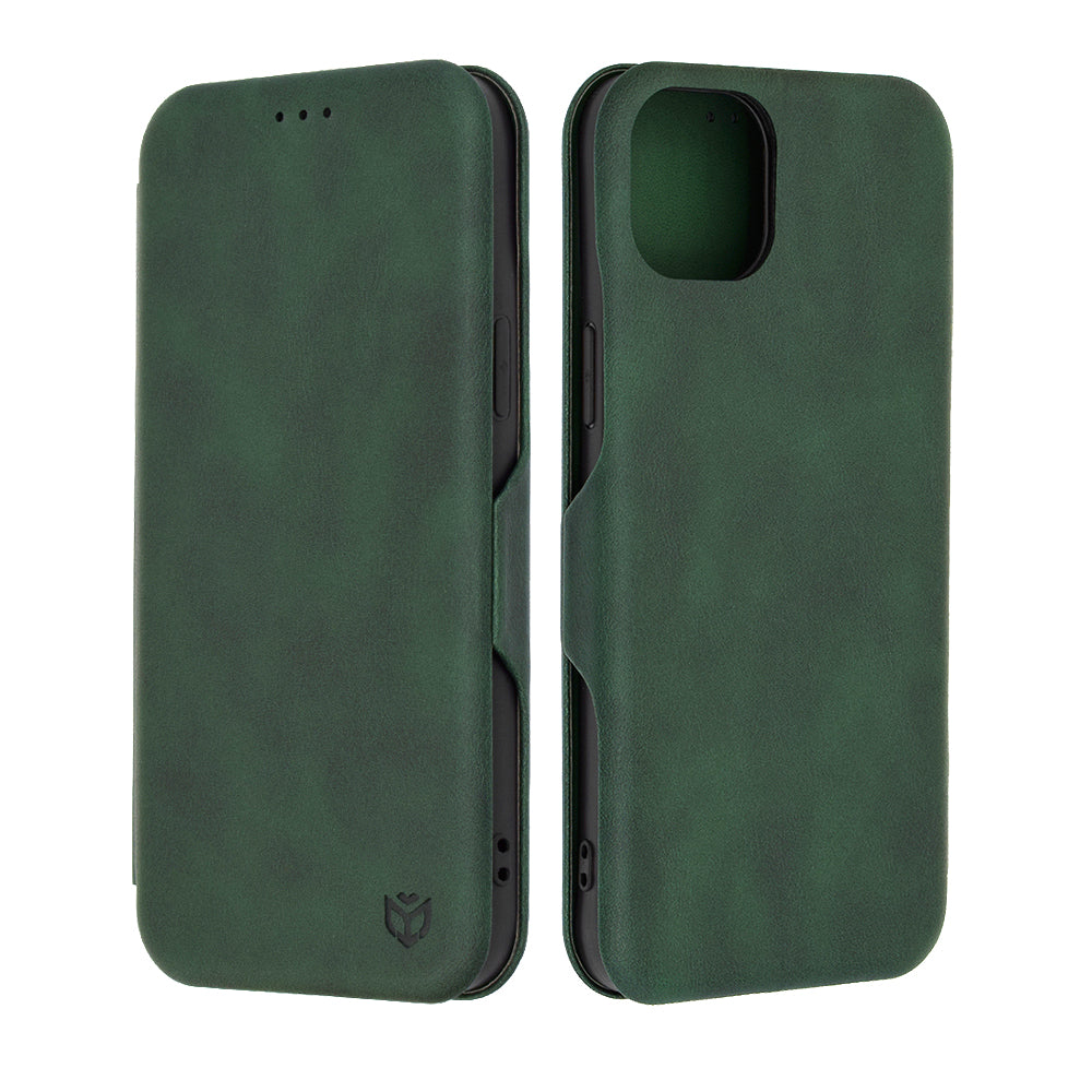 Case for Apple iPhone 15 Plus, Techsuit, Safe Wallet Plus, Green