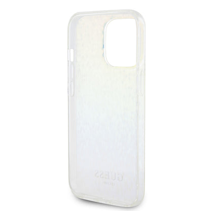 Case for Apple iPhone 15 Pro, Guess, IML Faceted Mirror Disco Iridescent, Multicolor