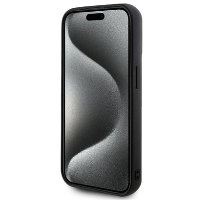 Case for Apple iPhone 15 Pro, Karl Lagerfeld, 3D Rubber Signature, Black