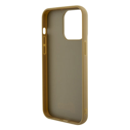 Case for Apple iPhone 15 Pro Max, Guess, Disco Metal Script, Gold