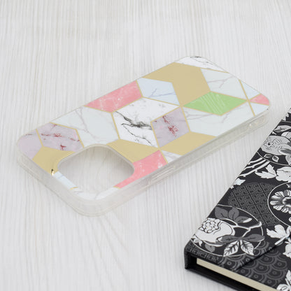 Case for Apple iPhone 15 Pro Max, Techsuit, Marble, Purple