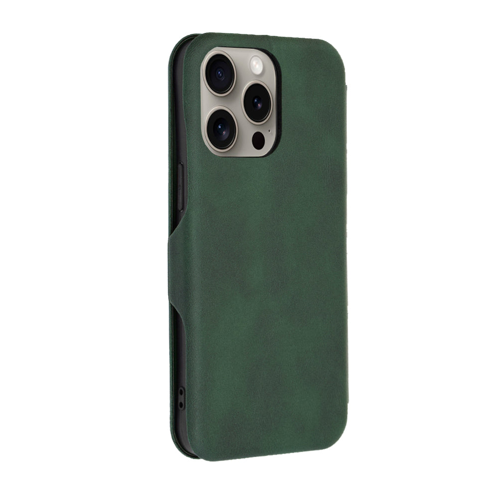 Case for Apple iPhone 15 Pro Max, Techsuit, Safe Wallet Plus, Green