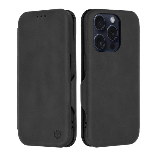 Case for Apple iPhone 15 Pro, Techsuit, Safe Wallet Plus, Black
