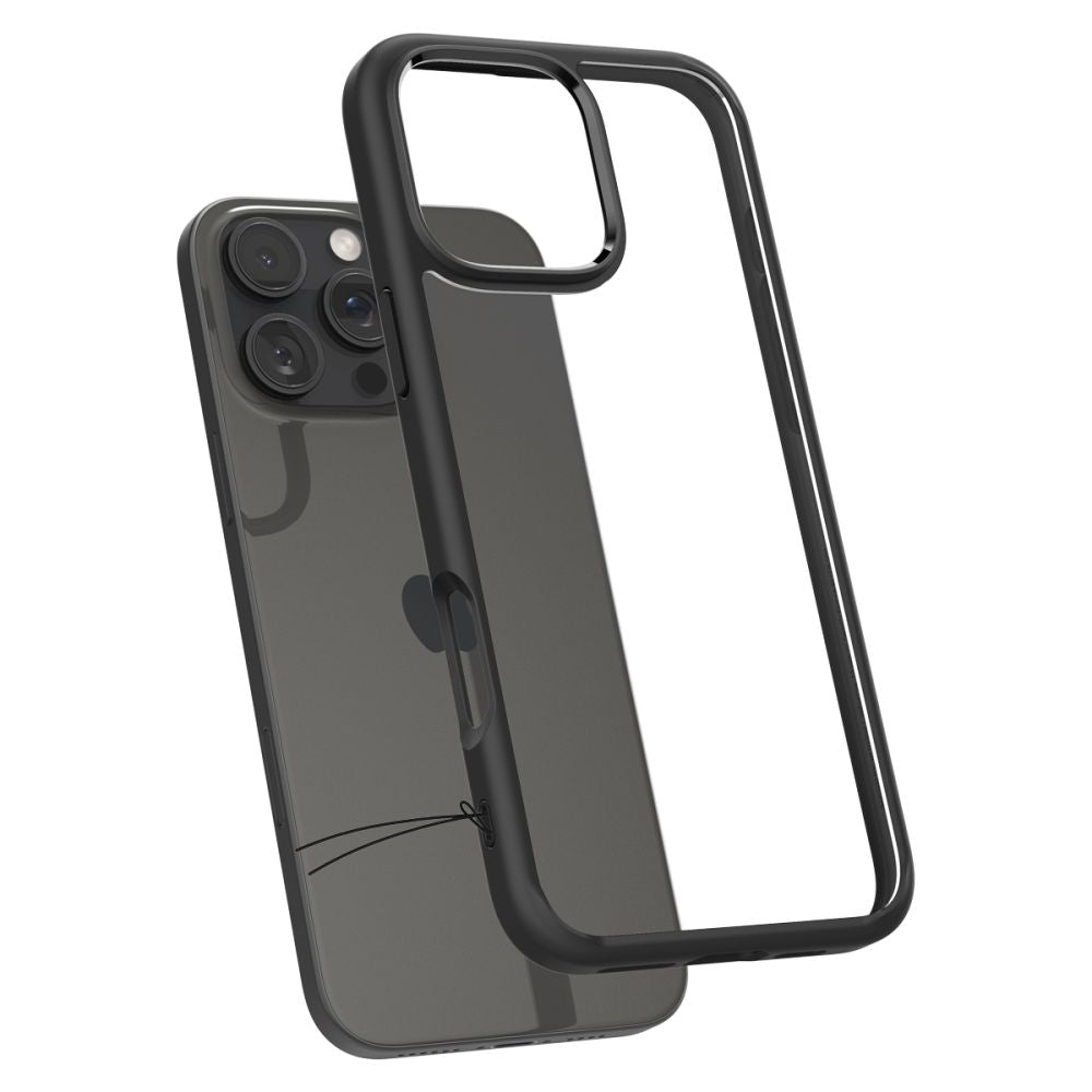 Case for Apple iPhone 16 Pro, Spigen, Ultra Hybrid, Matte Black
