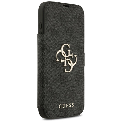 Case for Apple iPhone 17, Guess, 4G Metal Logo, Black