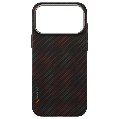 MagSafe Case for Apple iPhone 17 Pro Max, UNIQ, Keva MagClick, Black Red