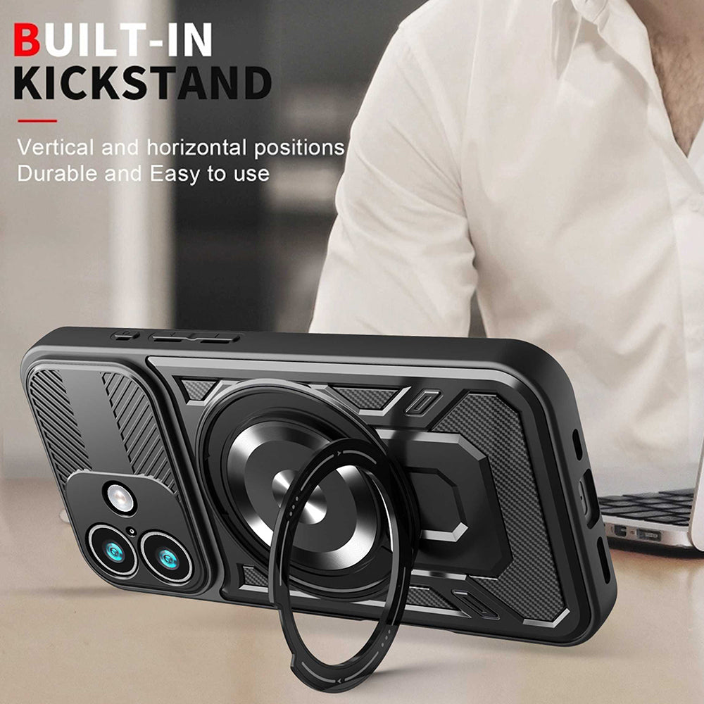 Case for Apple iPhone 17, Techsuit, RuggedCam, Purple