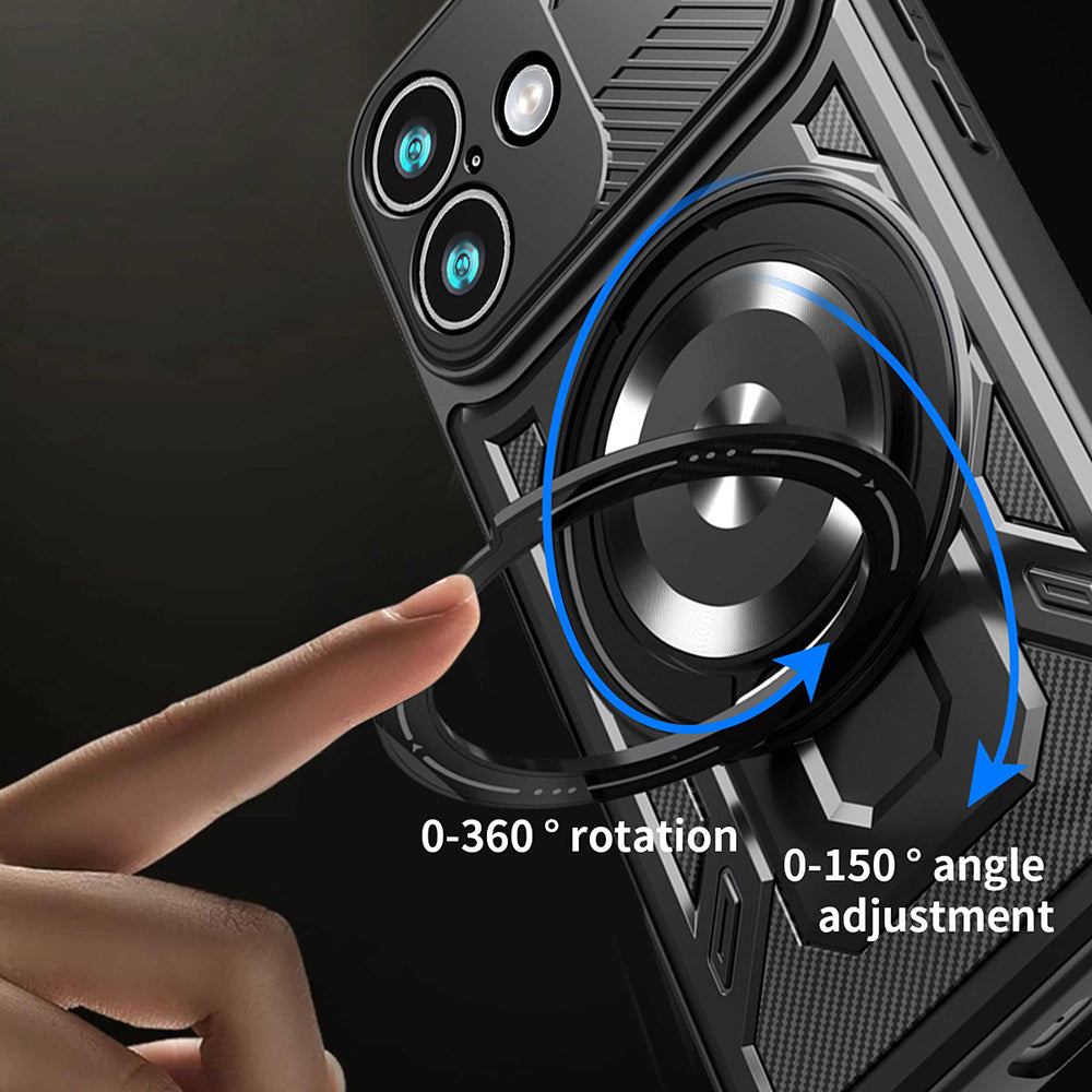 Case for Apple iPhone 17, Techsuit, RuggedCam, Purple