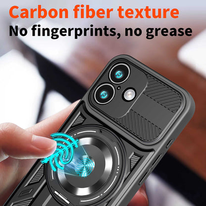 Case for Apple iPhone 17, Techsuit, RuggedCam, Black