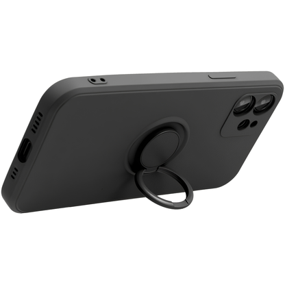 Case for Apple iPhone 16 Pro, OEM, Silicone Ring, Black