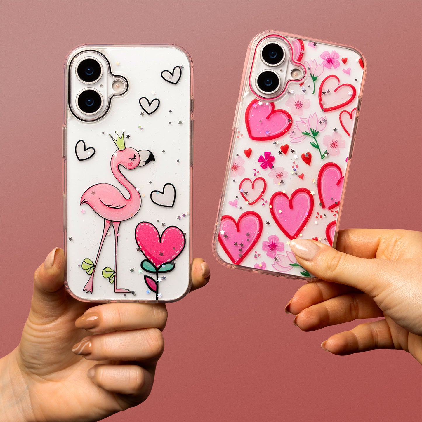 Case for Apple iPhone 16 Pro Max, OEM, Ultra Trendy Love 1, Multicolor