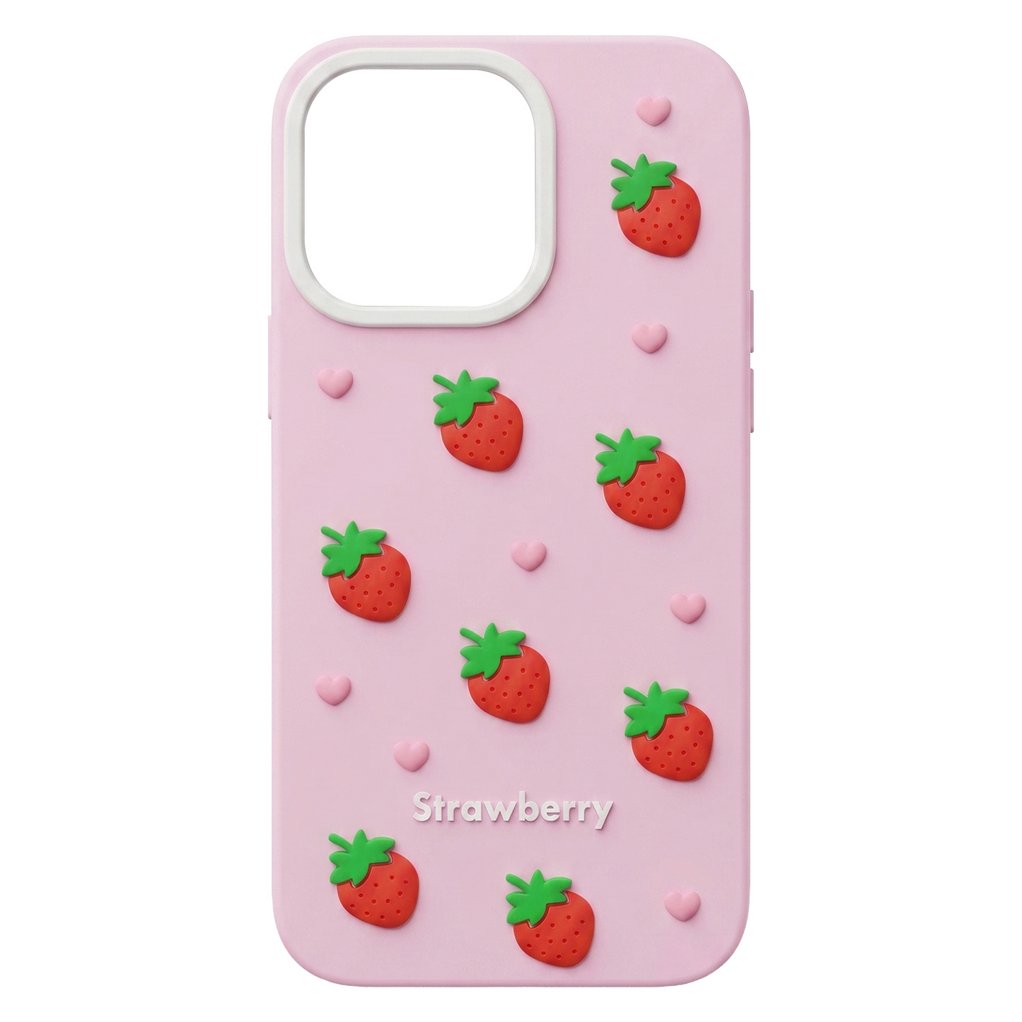 Case for Apple iPhone 17 Pro Max, OEM, Strawberry, Pink