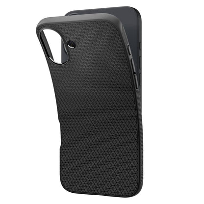 Case for Apple iPhone 16 Plus, Spigen, Liquid Air Matte, Black ACS08066