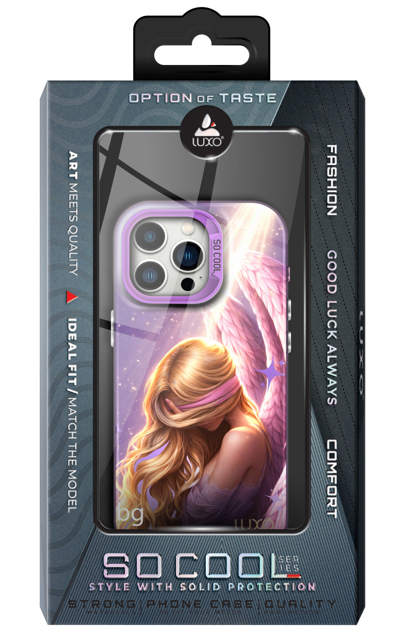 Case for Apple iPhone 15 Plus, LUXO So CooL, ArcadiA Angel, Multicolor