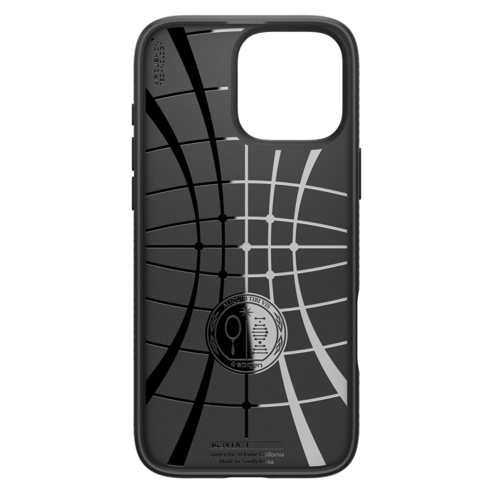 Case for Apple iPhone 16 Pro, Spigen, Liquid Air Matte, Black ACS08117