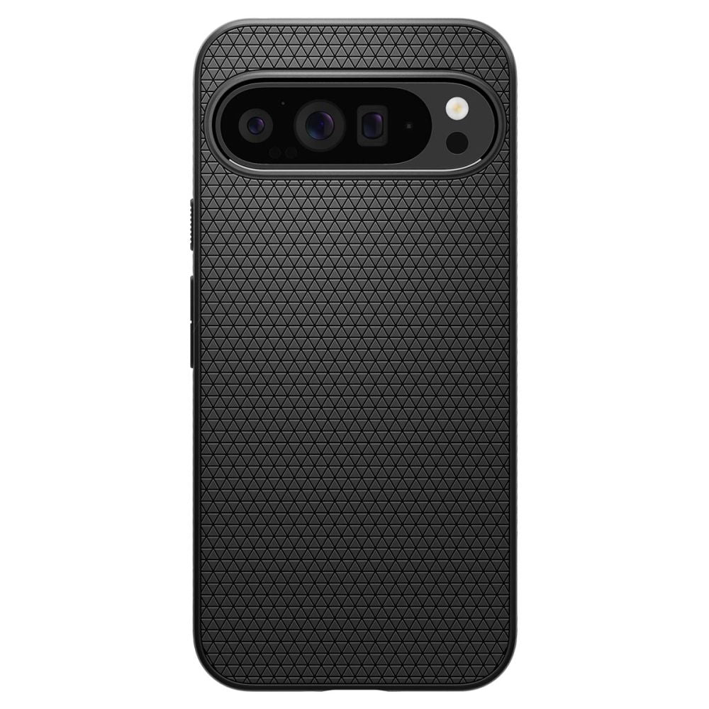 Case for Google Pixel 9 Pro XL, Spigen, Liquid Air Matte, Black ACS07716