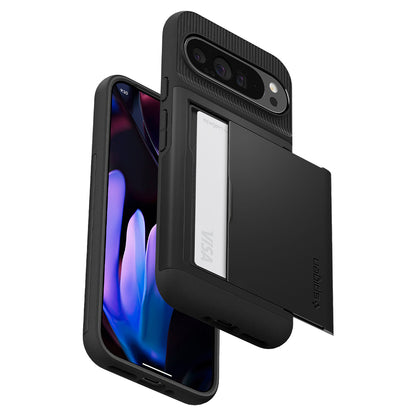 Case for Google Pixel 9 Pro XL, Spigen, Slim Armor CS, Black ACS07729