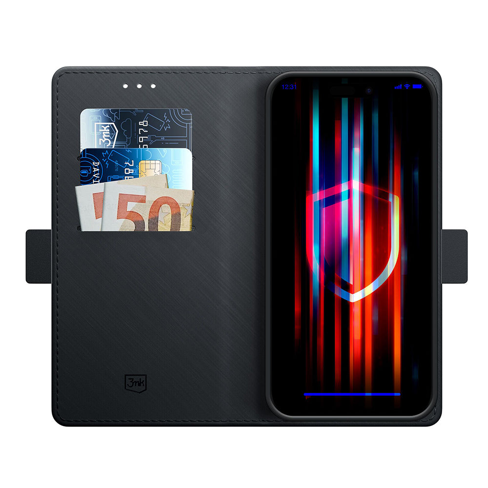 Case for Google Pixel 9a, 3MK, Wallet, Black