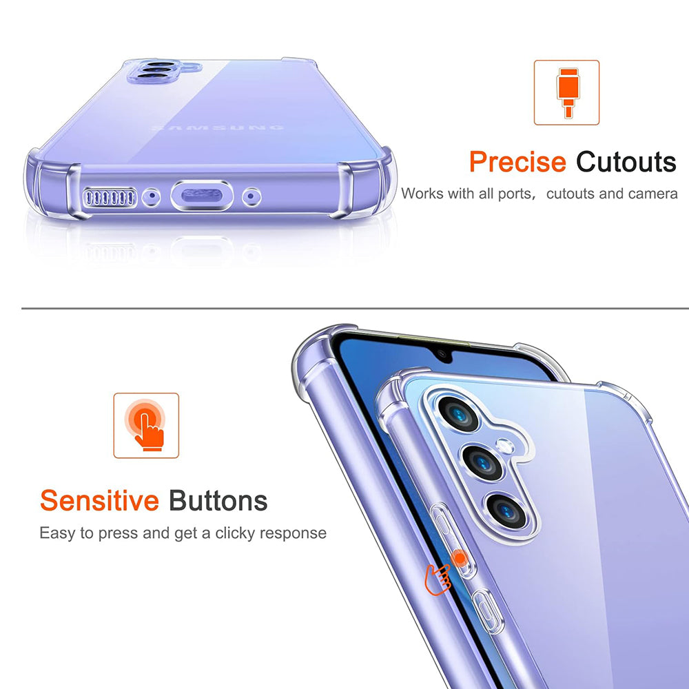 Case for Google Pixel 9a, Techsuit, Shockproof Clear, Transparent