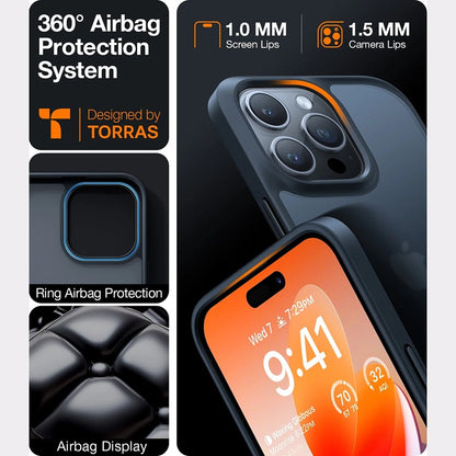 Case for Google Pixel 9a, Torras, Guardian, Black