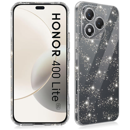 Case for Honor 400 Lite, Techsuit, SparkleSkin, Transparent