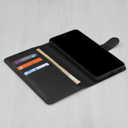 Case for Honor 400 Pro, Techsuit, Leather Folio, Black