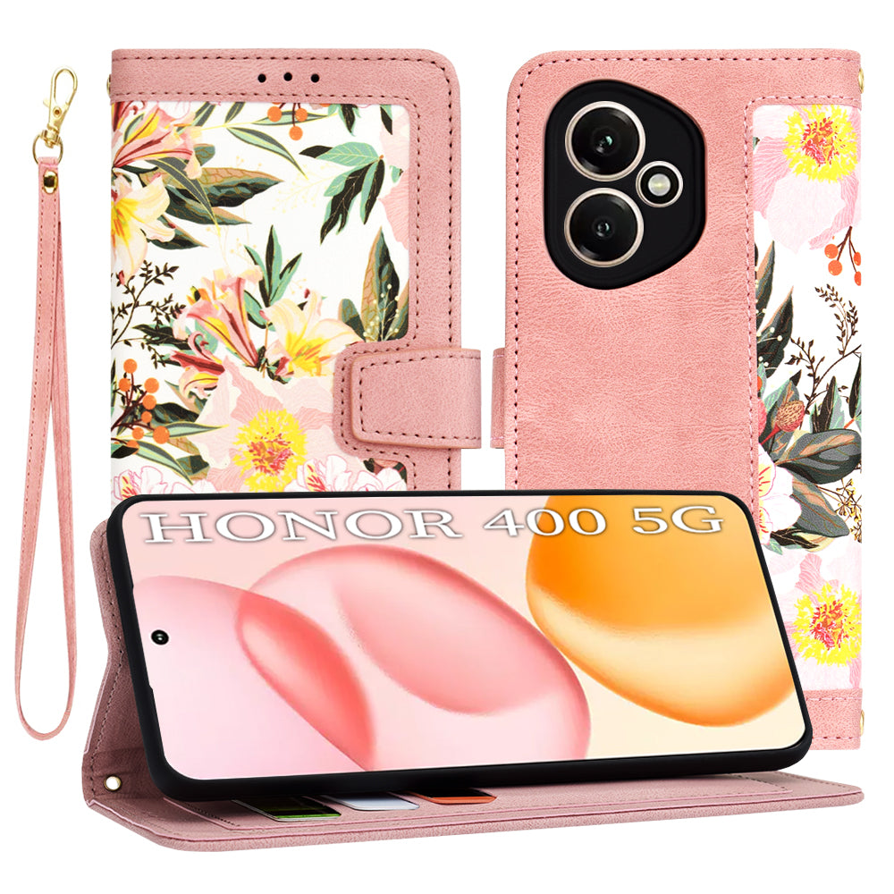 Case for Honor 400, Techsuit, FlipCraft, Pink