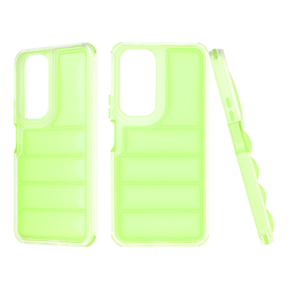 Case for Honor 90 Lite, Techsuit, Wave Shield, Green