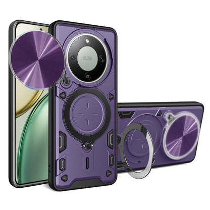 Case for Honor Magic8 Lite, Techsuit, CamGuard Pro, Purple